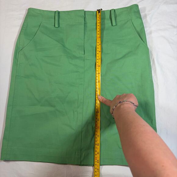 Brooks Brothers “346” women’s pencil skirt. Size 6. Green cotton - Picture 2 of 7
